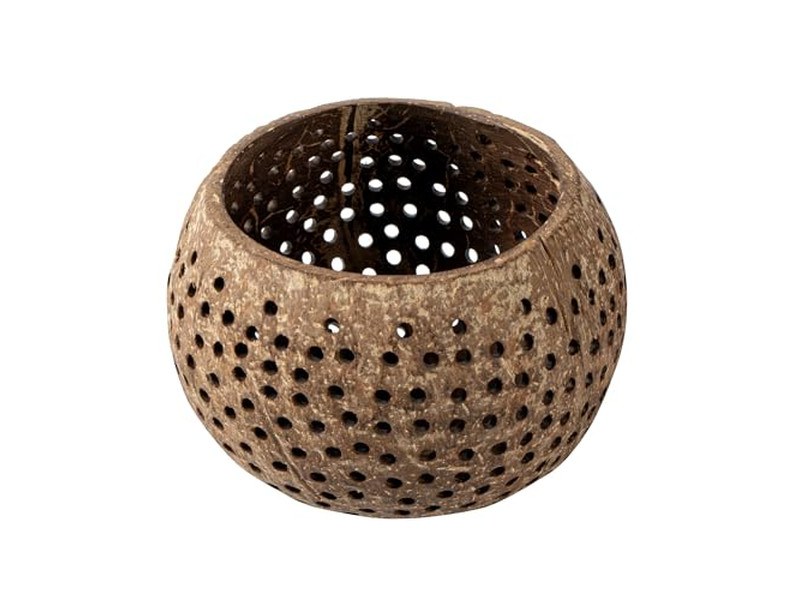 Bol en Noix de Coco Livraison Gratuite Laque Blanche Naturelle Ensembles Jumbo Poli