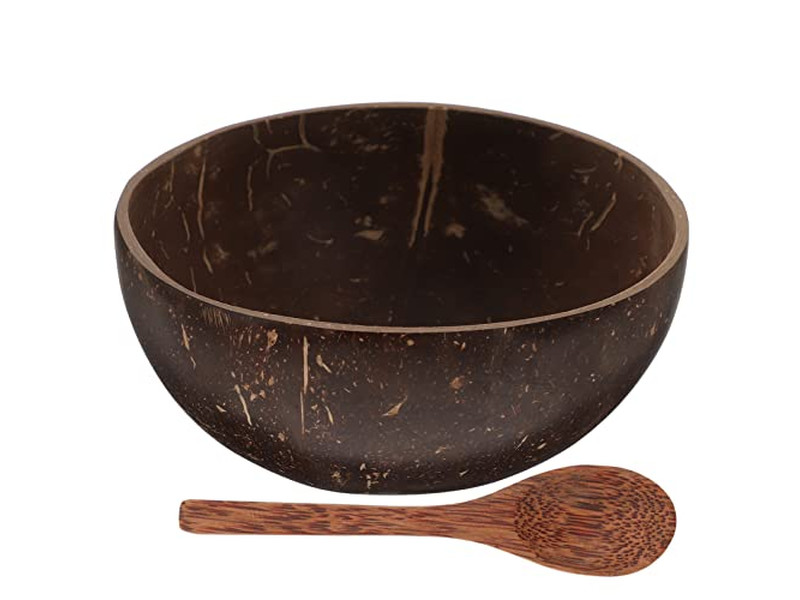 Bol Décoratif en Bois de Crabe en Coquille de Noix de Coco Utilisant un Bol à Bougie Pas Cher