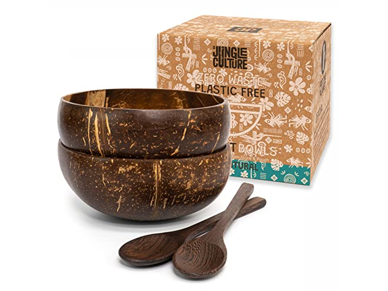 Bol de Noix de Coco Bols de Noix de Coco Tasses de Noix de Coco Coque Bougie Rangement de Cuisine