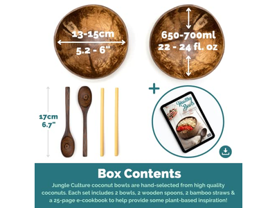 Bol de Noix de Coco Bols de Noix de Coco Tasses de Noix de Coco Coque Bougie Rangement de Cuisine