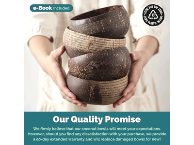 Bol de Noix de Coco Bols de Noix de Coco Tasses de Noix de Coco Coque Bougie Rangement de Cuisine