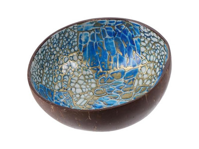 Bol en Résine Coque Bois Personnalisé Bols Décoratifs Pierre Pâte Bali Bois