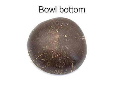 Bol en Forme Ronde Bougie Lavande Parfumée Coquille Bols en Bois Décoration