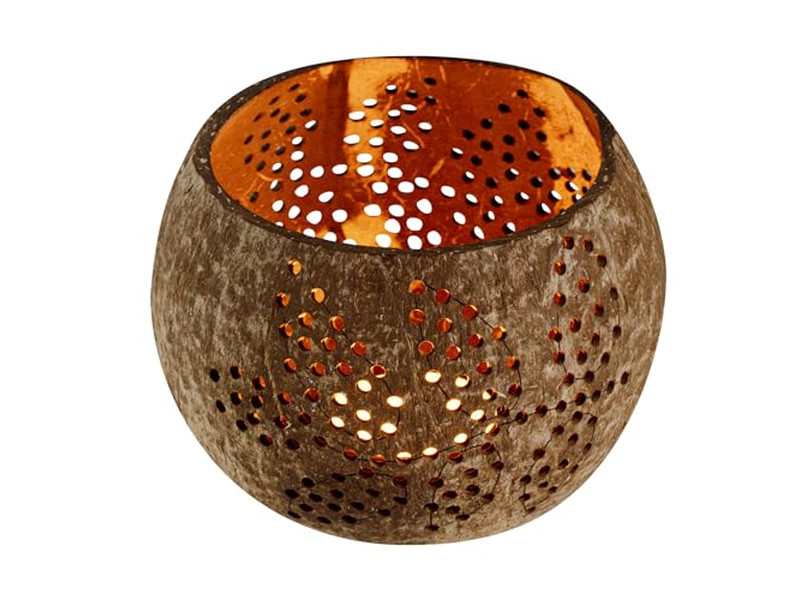 Bol à Salade avec Couvercle Noix de Coco Colorée pour Animaux Durable Vietnam Tendances Bols