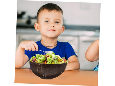 Bol en Noix de Coco Écologique Décoratif Coquille en Bambou Bols pour Bougies Coquilles Artisanat