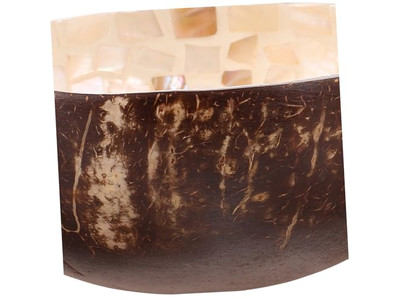 Bouton de Noix de Coco à 2 Trous Qualité Exportation Bougie Parfumée Céréales Fragrances Pour Orange