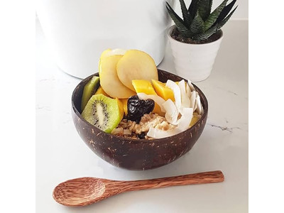 Bol de Pâte à Pain Oval de 20 Pouces Personnalisé en Noix de Coco Bols à Fond Plat Logo Personnalisé