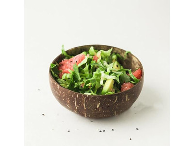 Bol de Pâte à Pain Oval de 20 Pouces Personnalisé en Noix de Coco Bols à Fond Plat Logo Personnalisé