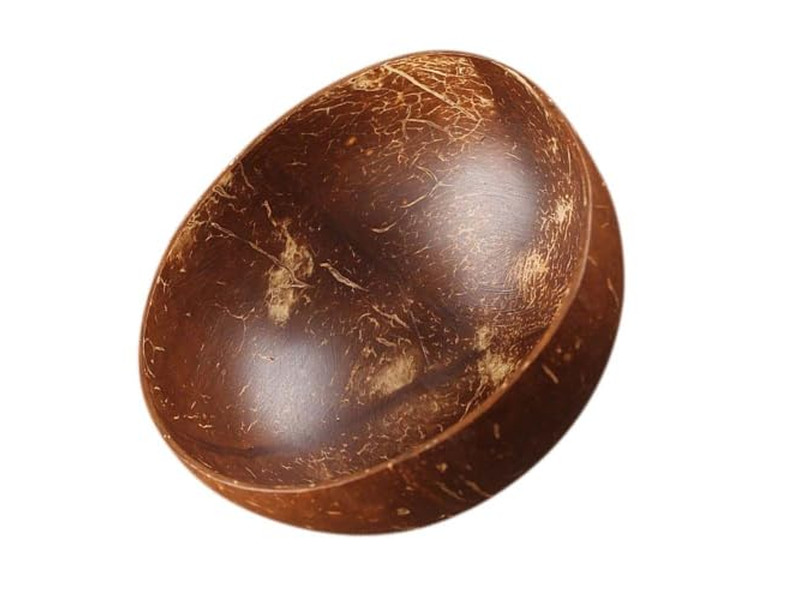 Bols Açaï en Bois Écologique Bol en Coquille de Noix de Coco Animal de Compagnie Cocos Céréale