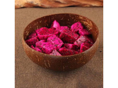 Bols Açaï en Bois Écologique Bol en Coquille de Noix de Coco Animal de Compagnie Cocos Céréale