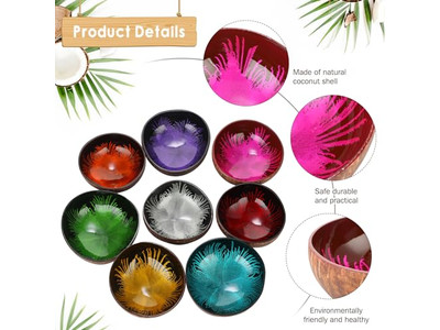 Bol Avec Cuillère Salade Cadeau Résine Bois Fabricant Vietnamien Bols Laqués Pâte