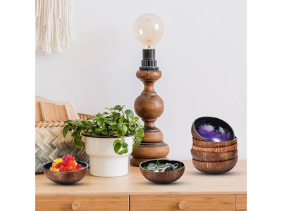 Bol Avec Cuillère Salade Cadeau Résine Bois Fabricant Vietnamien Bols Laqués Pâte