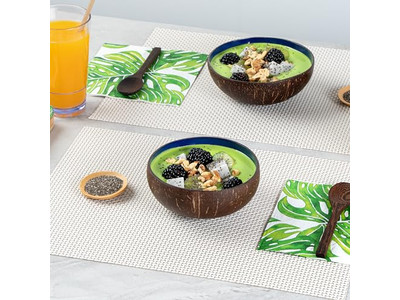 Fournitures de Fabrication de Bougies Bols en Bois pour Bougies Faits Main Luxe Noix de Coco Organique