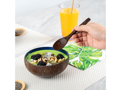 Fournitures de Fabrication de Bougies Bols en Bois pour Bougies Faits Main Luxe Noix de Coco Organique