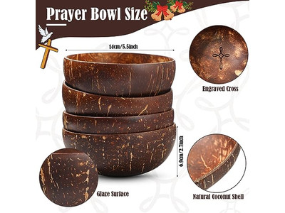 Bougie Cire Mélange Tissé Bols en Bois Bol Rustique En Vrac Pâte Coque Petit Acacia