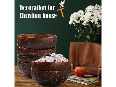 Bougie Cire Mélange Tissé Bols en Bois Bol Rustique En Vrac Pâte Coque Petit Acacia