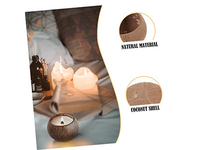 Emballage en Gros de Bols en Noix de Coco pour Boisson Fabriqués à Partir d'un Ensemble de 2 Bols