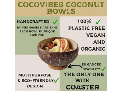 Bol Macramé en Noix de Coco Coquille Imprimée 8 Pouces Coquilles Vides 6 Fleurs