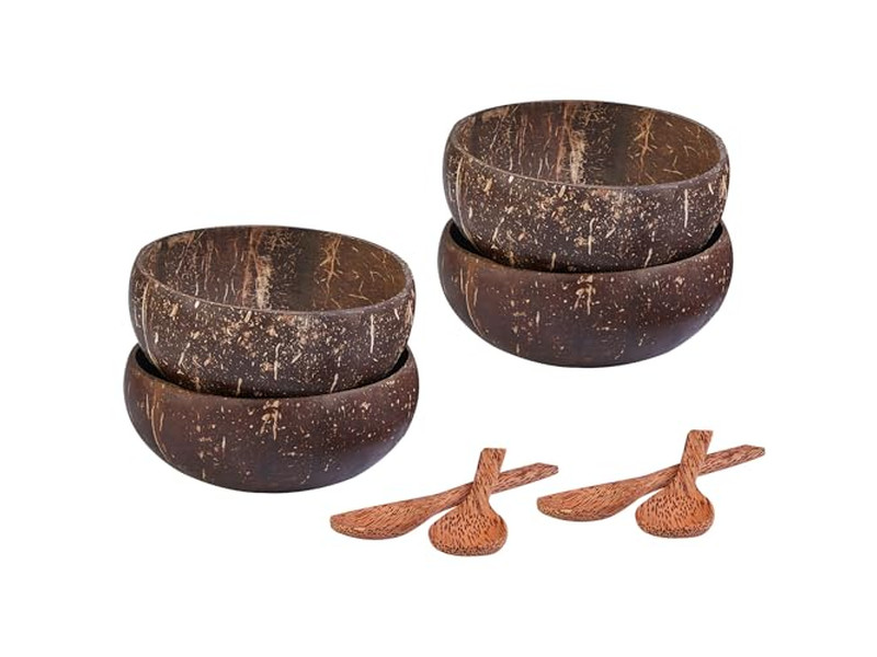 Bol en Noix de Coco Multicolore Bols Personnalisés Bougie Unique Grande Salade Pour Manger