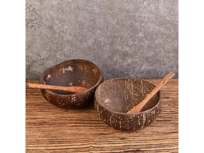 Bol en Noix de Coco Multicolore Bols Personnalisés Bougie Unique Grande Salade Pour Manger