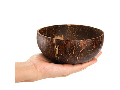 Bol de Service Bols en Bambou Noix de Coco Fourchettes de Noix de Coco Cocopalm Plat Cuillère Support Assiette