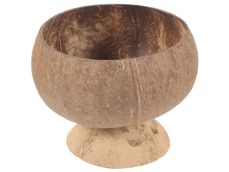 Cuillère Bol en Bois de Noix de Coco Sculpté Mariage Qualité Sécurité Bols Petites Coquilles